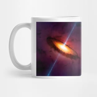 Active galactic nucleus, illustration (F011/7881) Mug